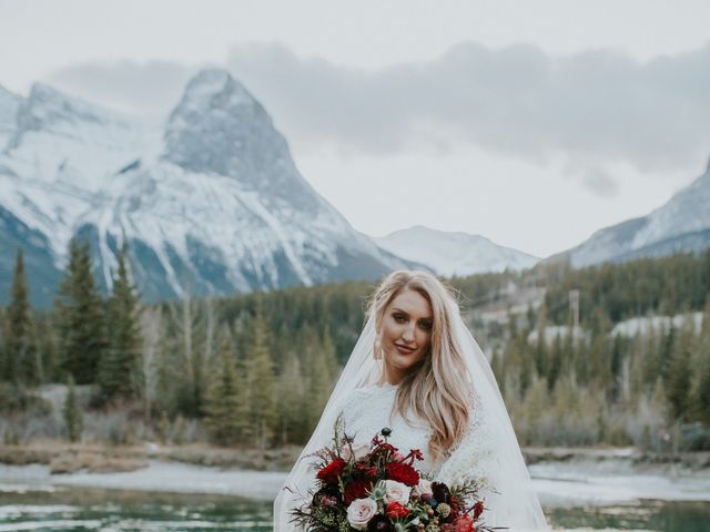 Sam and Destiny&apos;s wedding in Canmore, Alberta 15