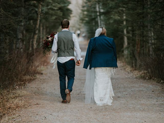 Sam and Destiny&apos;s wedding in Canmore, Alberta 17