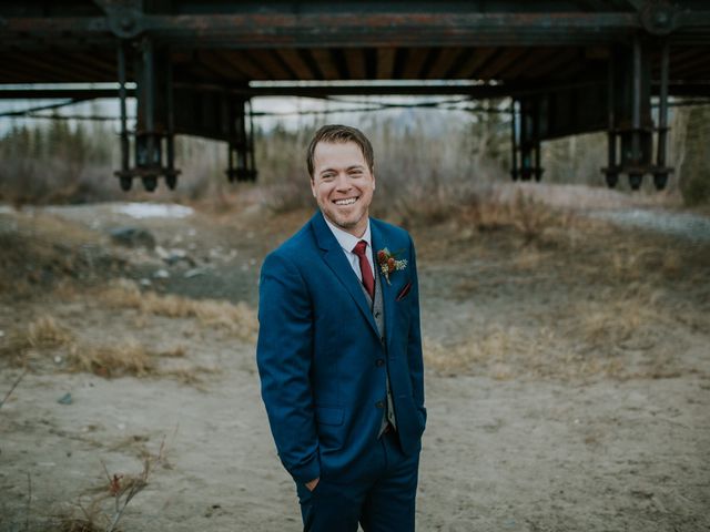 Sam and Destiny&apos;s wedding in Canmore, Alberta 16