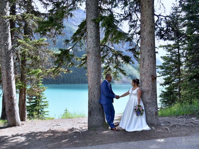 Karam and Jessica&apos;s wedding in Lake Louise, Alberta 2
