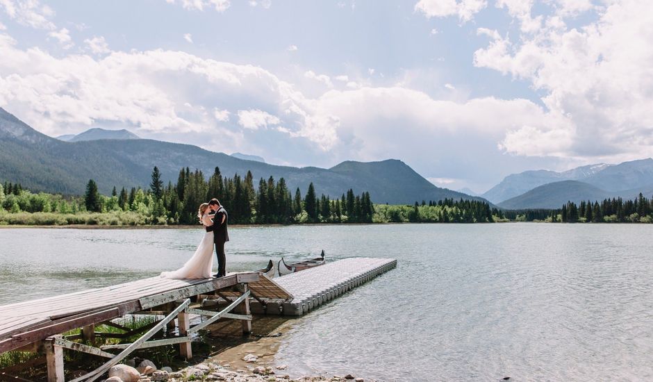 Brad and Brittney's wedding in Canmore, Alberta