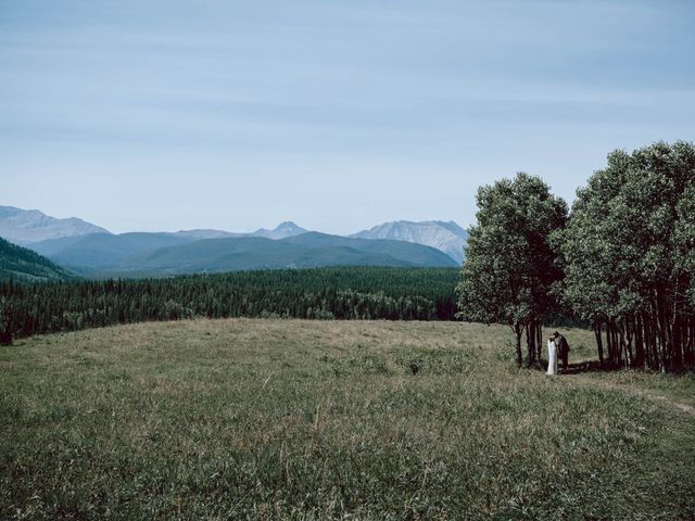 Ben and Kait&apos;s wedding in Kananaskis, Alberta 35