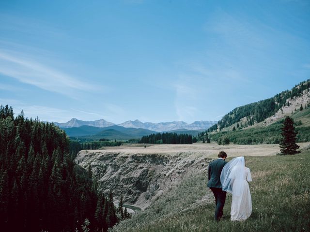 Ben and Kait&apos;s wedding in Kananaskis, Alberta 55