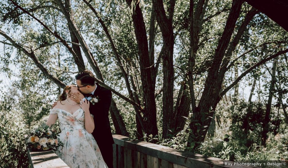 Jared and Jolene's wedding in Nanton, Alberta