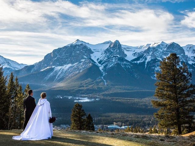 Andrew and Nicole&apos;s wedding in Canmore, Alberta 5
