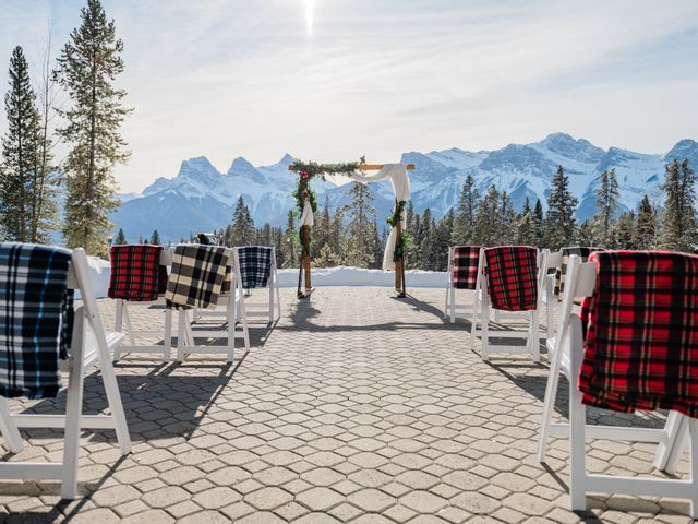 Tyson and Bonnie&apos;s wedding in Canmore, Alberta 1