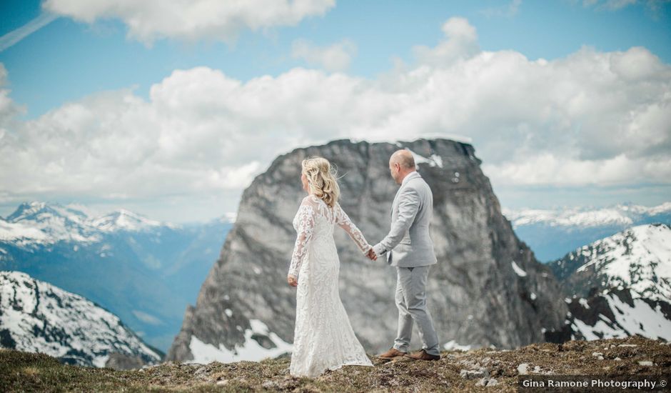 Sam and Ryan's wedding in Revelstoke, British Columbia