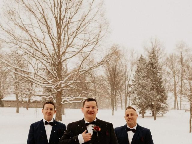 Joshua Doctor and Kathleen Baird's wedding in Queenston, Ontario 10