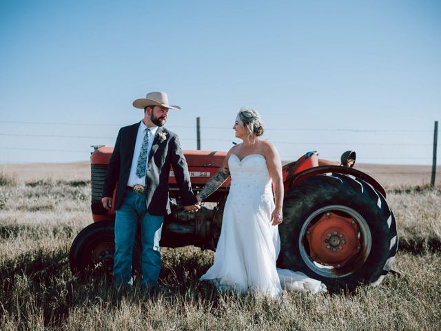 Cam and Erin&apos;s wedding in Cayley, Alberta 5