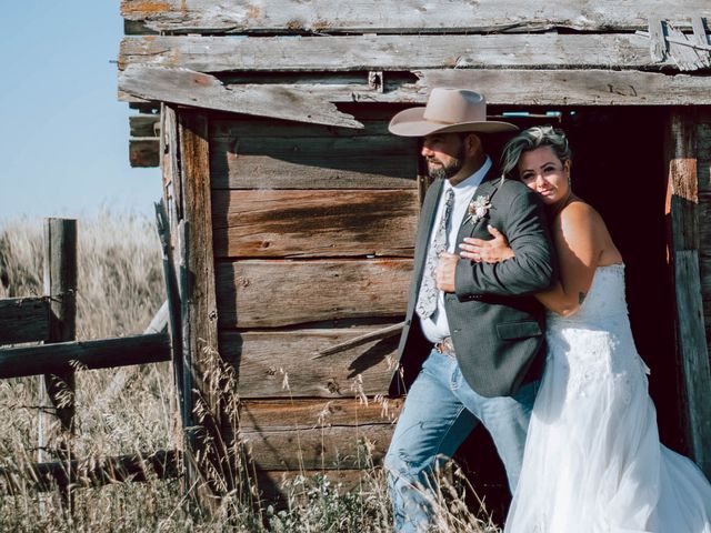 Cam and Erin&apos;s wedding in Cayley, Alberta 12