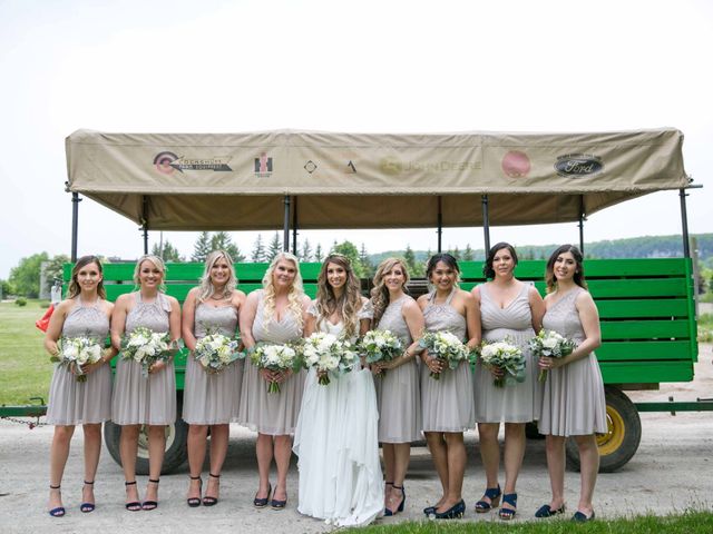 Mackenzie and Cayla&apos;s wedding in Milton, Ontario 20