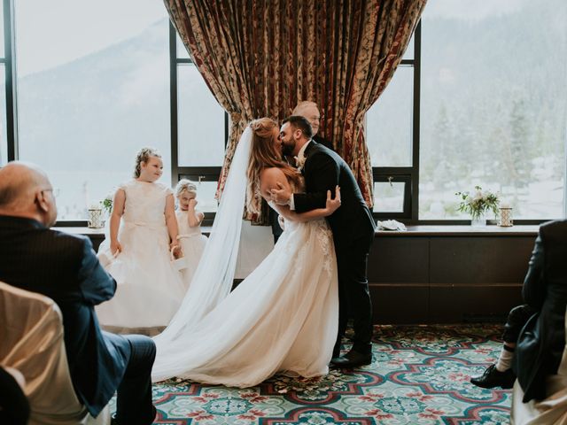 Kevin and Karen&apos;s wedding in Lake Louise, Alberta 13