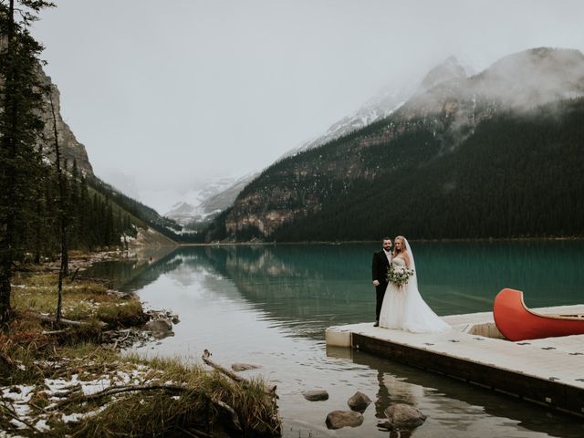 Kevin and Karen&apos;s wedding in Lake Louise, Alberta 15