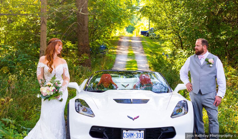 Brian and Orecia's wedding in Elora, Ontario
