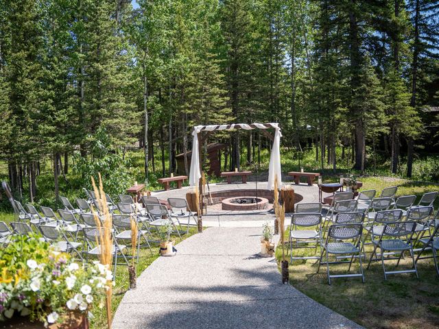Tenaya and Joe&apos;s wedding in Redwood Meadows, Alberta 3