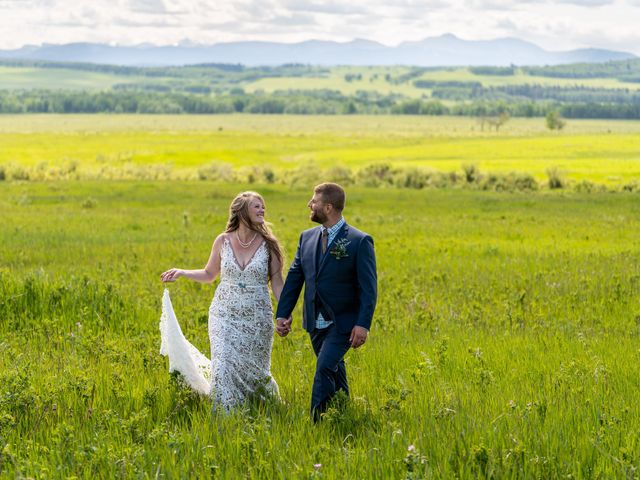 Tenaya and Joe&apos;s wedding in Redwood Meadows, Alberta 41