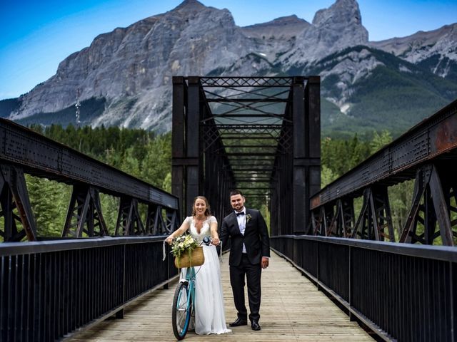 Larry and Christine&apos;s wedding in Canmore, Alberta 10