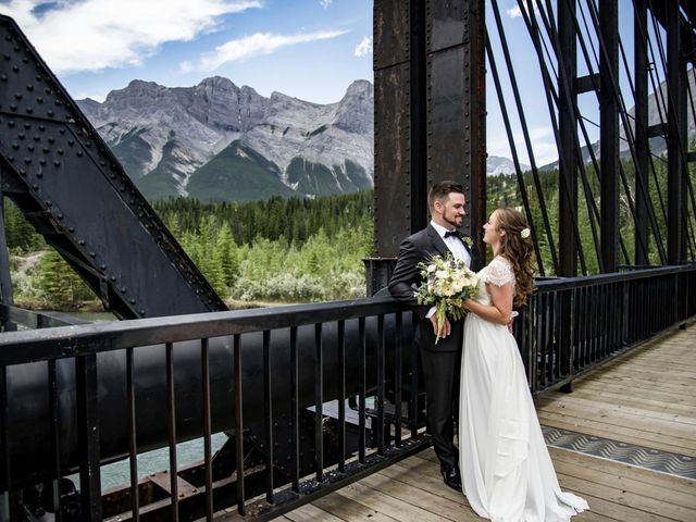 Larry and Christine&apos;s wedding in Canmore, Alberta 12