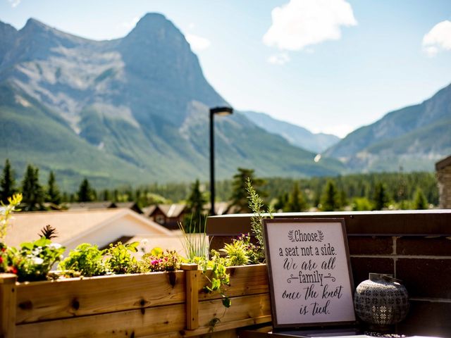 Larry and Christine&apos;s wedding in Canmore, Alberta 21