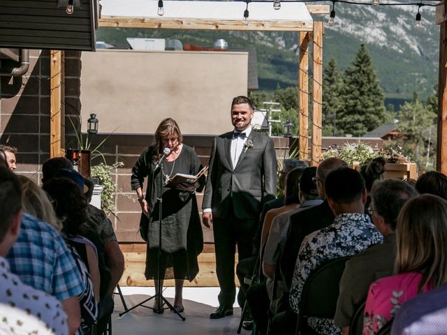 Larry and Christine&apos;s wedding in Canmore, Alberta 25
