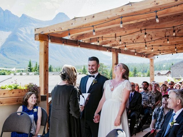 Larry and Christine&apos;s wedding in Canmore, Alberta 26