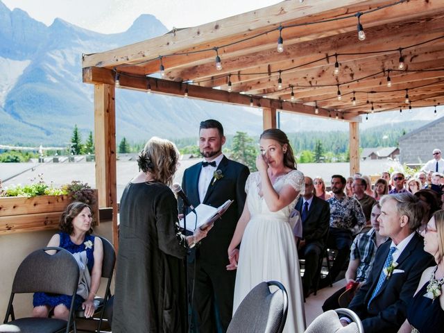 Larry and Christine&apos;s wedding in Canmore, Alberta 27
