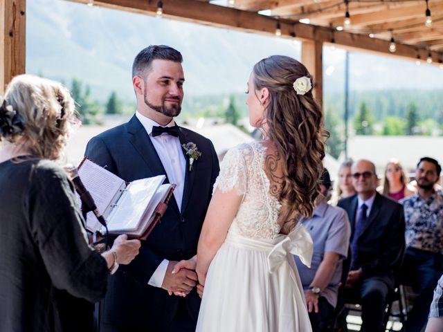 Larry and Christine&apos;s wedding in Canmore, Alberta 32