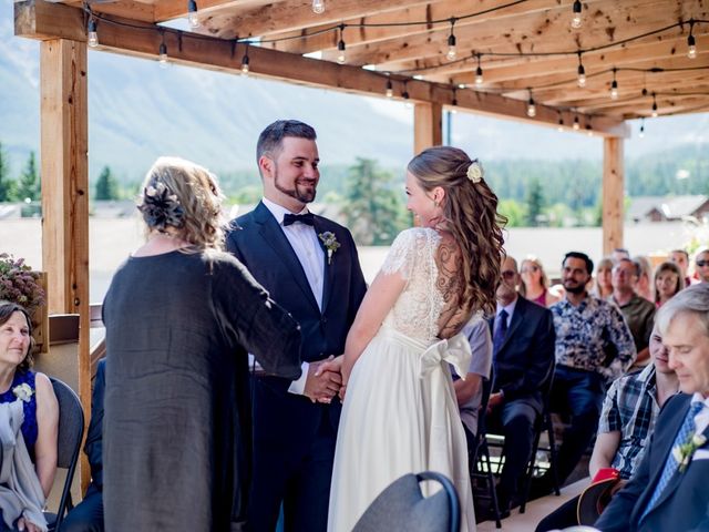 Larry and Christine&apos;s wedding in Canmore, Alberta 33