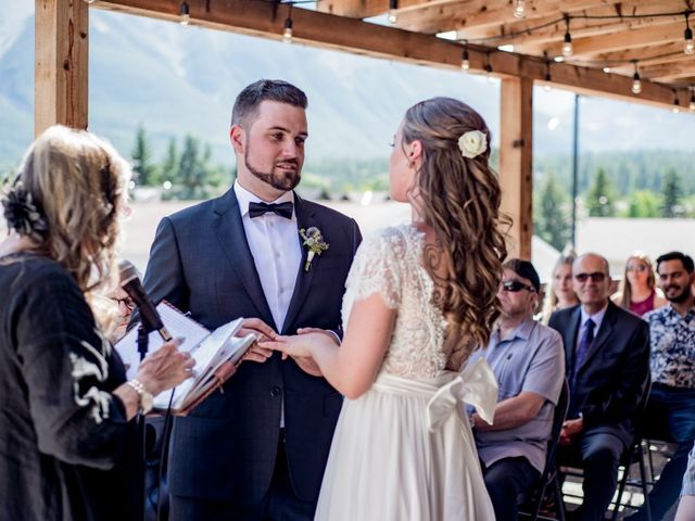 Larry and Christine&apos;s wedding in Canmore, Alberta 34