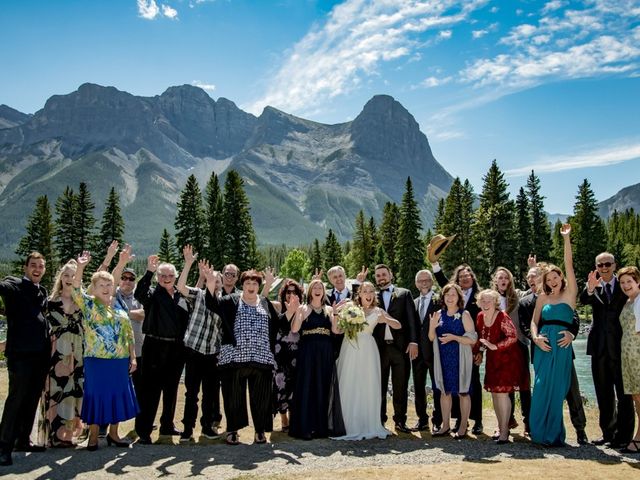 Larry and Christine&apos;s wedding in Canmore, Alberta 40