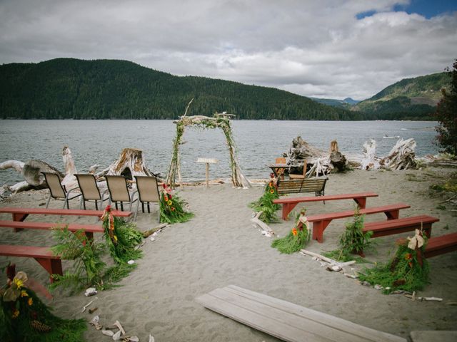 Cameron and Sarah&apos;s wedding in Port Renfrew, British Columbia 1
