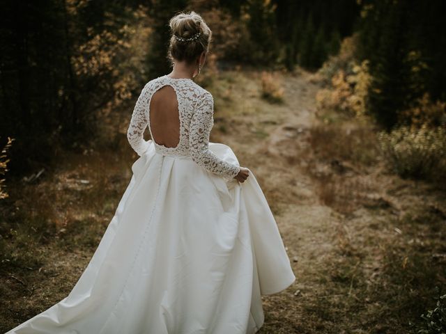 Brad and Anna's wedding in Canmore, Alberta 6