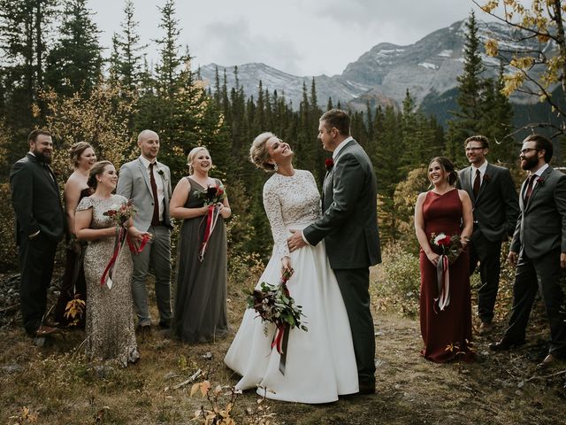 Brad and Anna's wedding in Canmore, Alberta 7