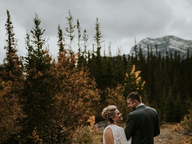 Brad and Anna's wedding in Canmore, Alberta 8