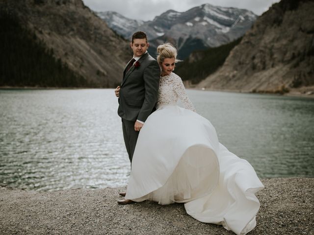 Brad and Anna's wedding in Canmore, Alberta 9