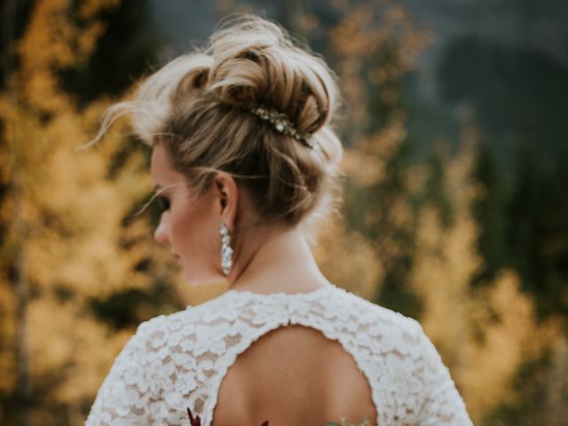 Brad and Anna's wedding in Canmore, Alberta 10