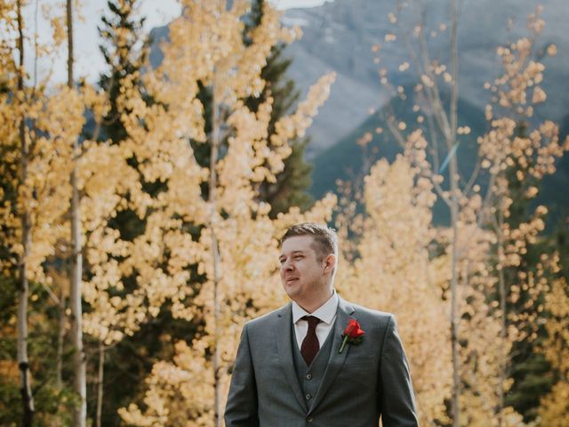 Brad and Anna's wedding in Canmore, Alberta 11
