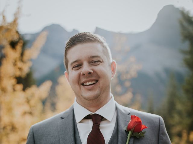 Brad and Anna's wedding in Canmore, Alberta 12