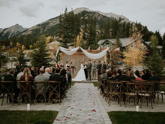 Brad and Anna's wedding in Canmore, Alberta 13