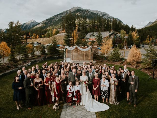 Brad and Anna's wedding in Canmore, Alberta 15