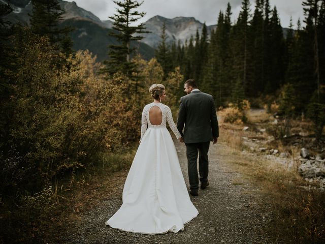 Brad and Anna&apos;s wedding in Canmore, Alberta 1