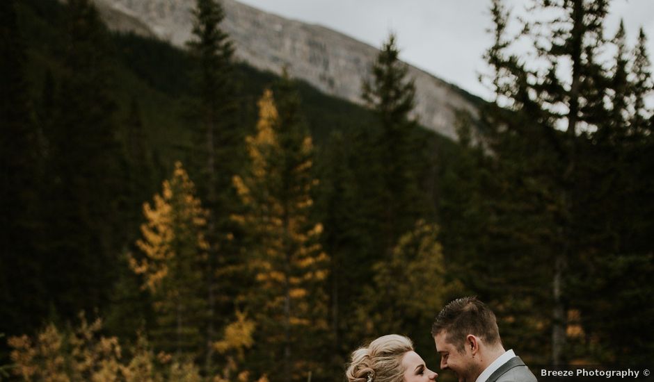 Brad and Anna's wedding in Canmore, Alberta