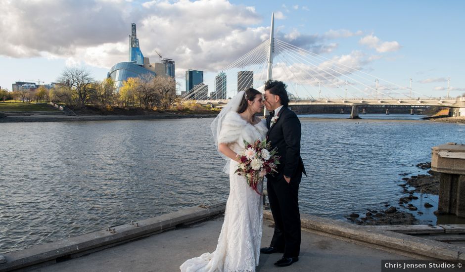 Victoria and Paolo's wedding in Winnipeg, Manitoba