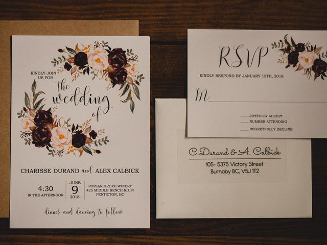 Alex and Charisse's wedding in Penticton, British Columbia 9