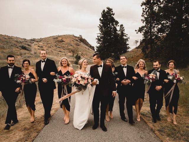 Alex and Charisse's wedding in Penticton, British Columbia 1