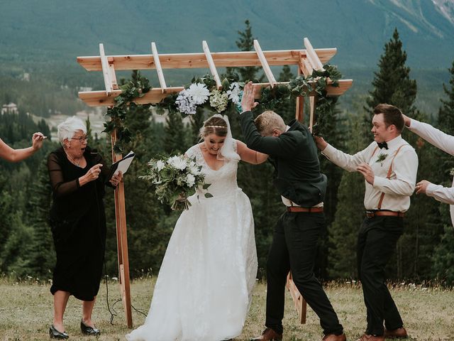 Alex  and Lindsay &apos;s wedding in Kananaskis, Alberta 10