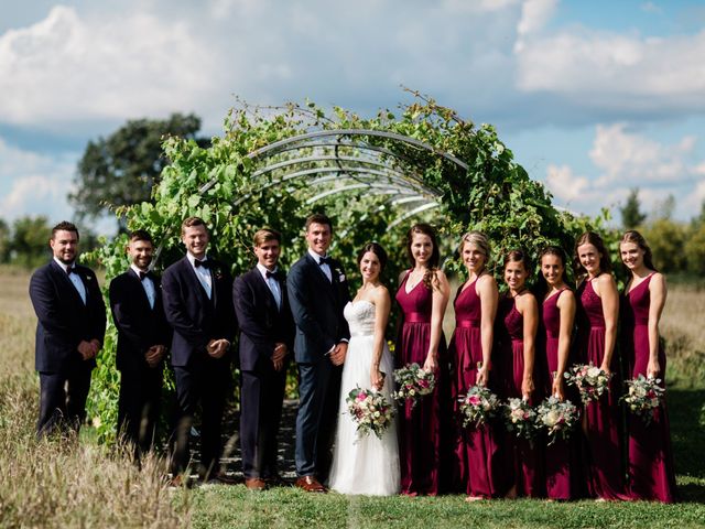 Louis and Zoe&apos;s wedding in Bloomfield, Ontario 1