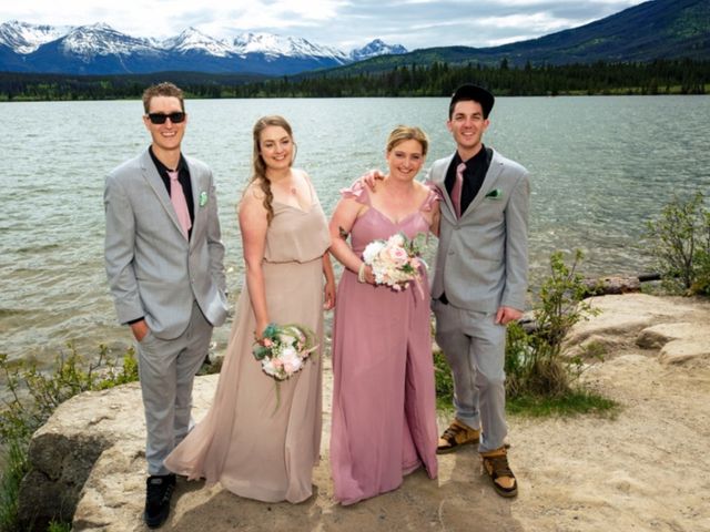 Kyle  and Cheyenne&apos;s wedding in Jasper, Alberta 5