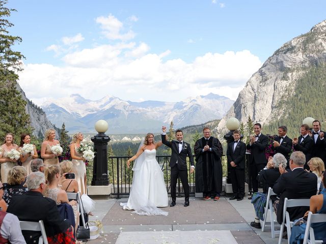 Alisa and Kevin&apos;s wedding in Banff, Alberta 42
