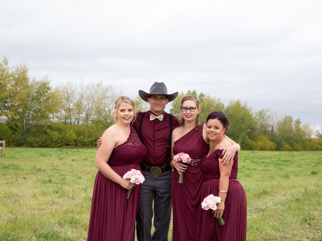 Chalmers and Bell&apos;s wedding in Carstairs, Alberta 23